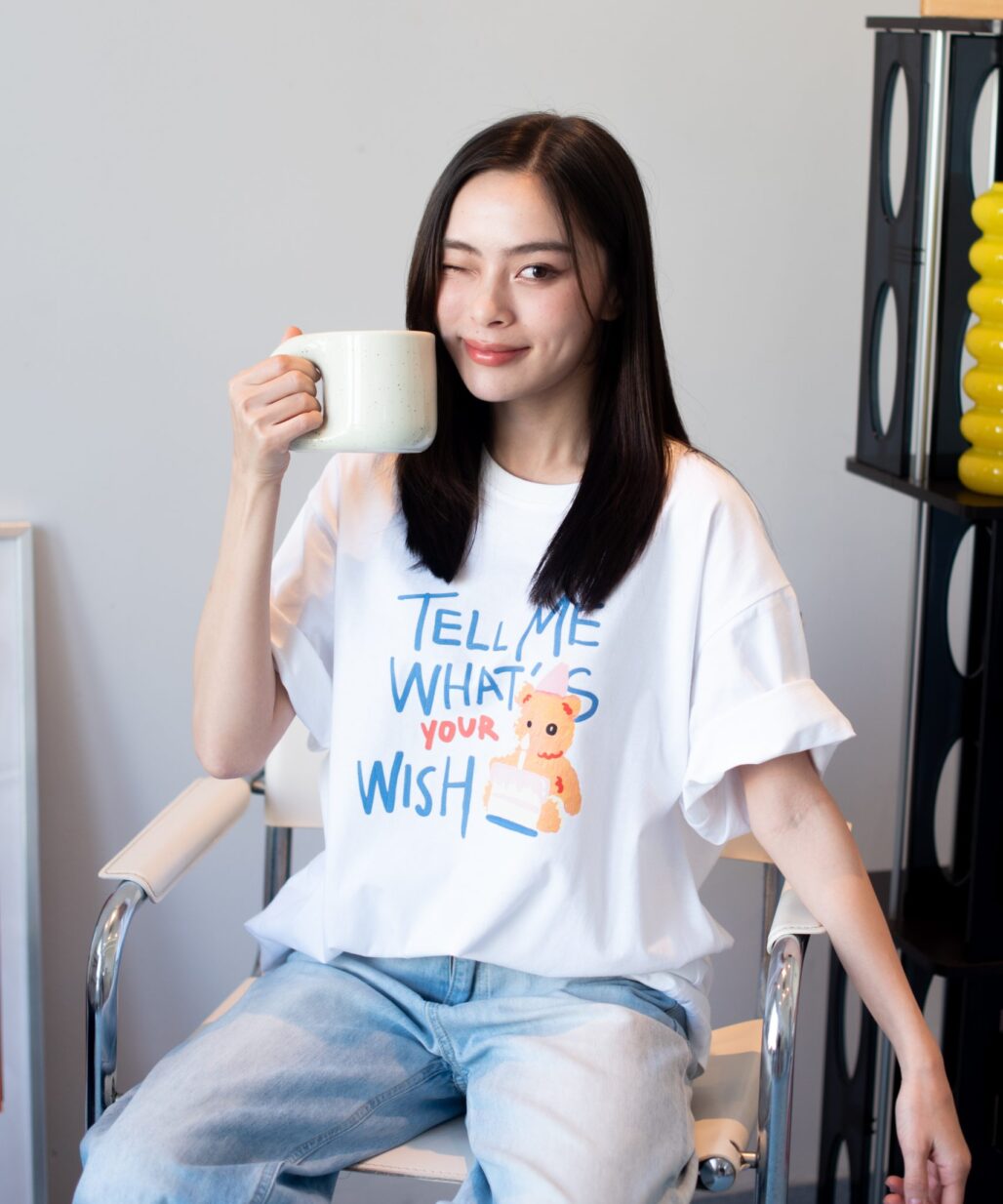 Bear Item (White) I Oversided T-Shirt