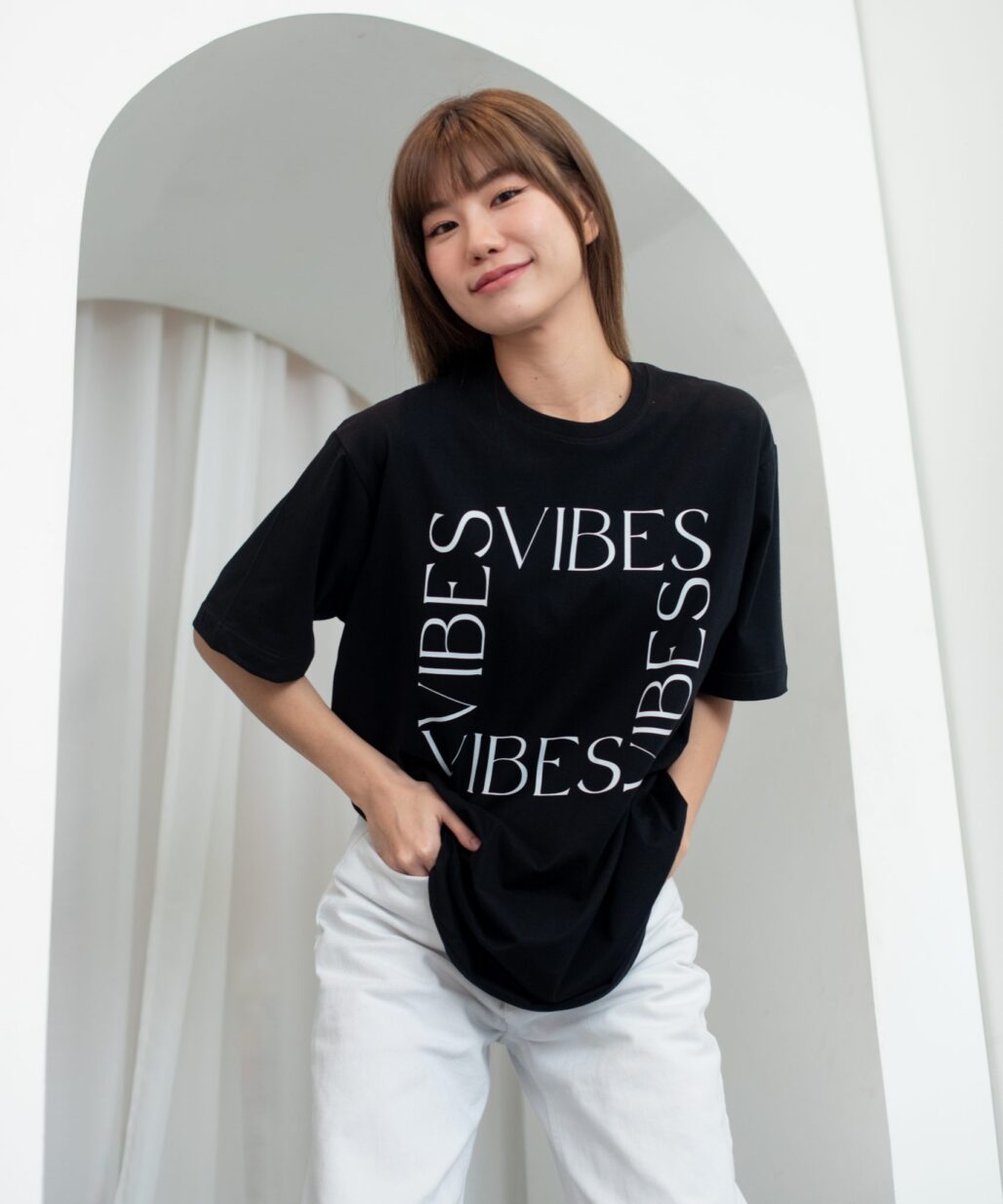 Everyday a week (Black) I Oversized T-Shirt
