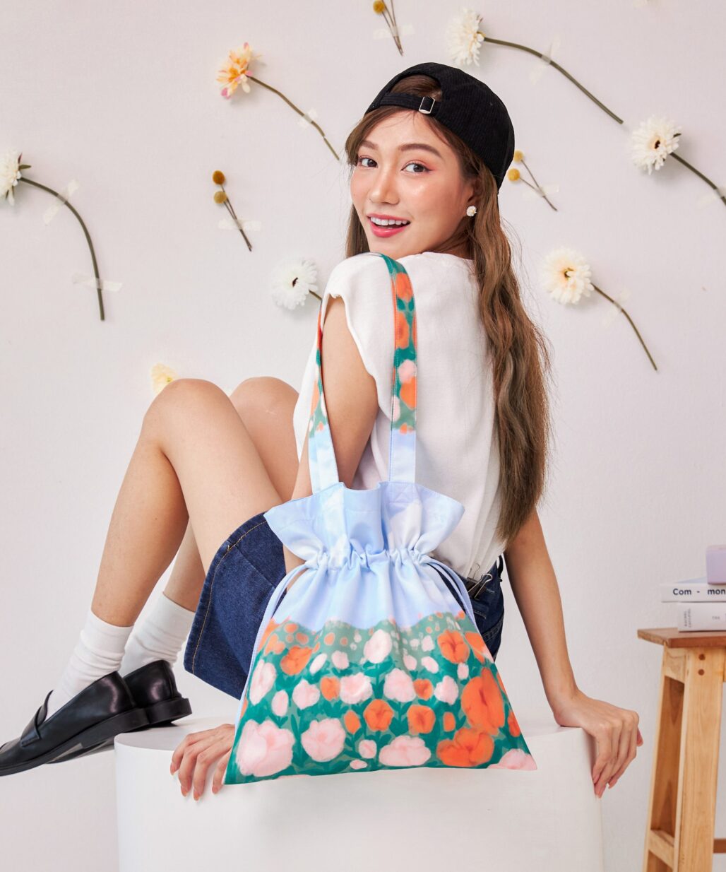 Rosy Vibes Bucket Bag