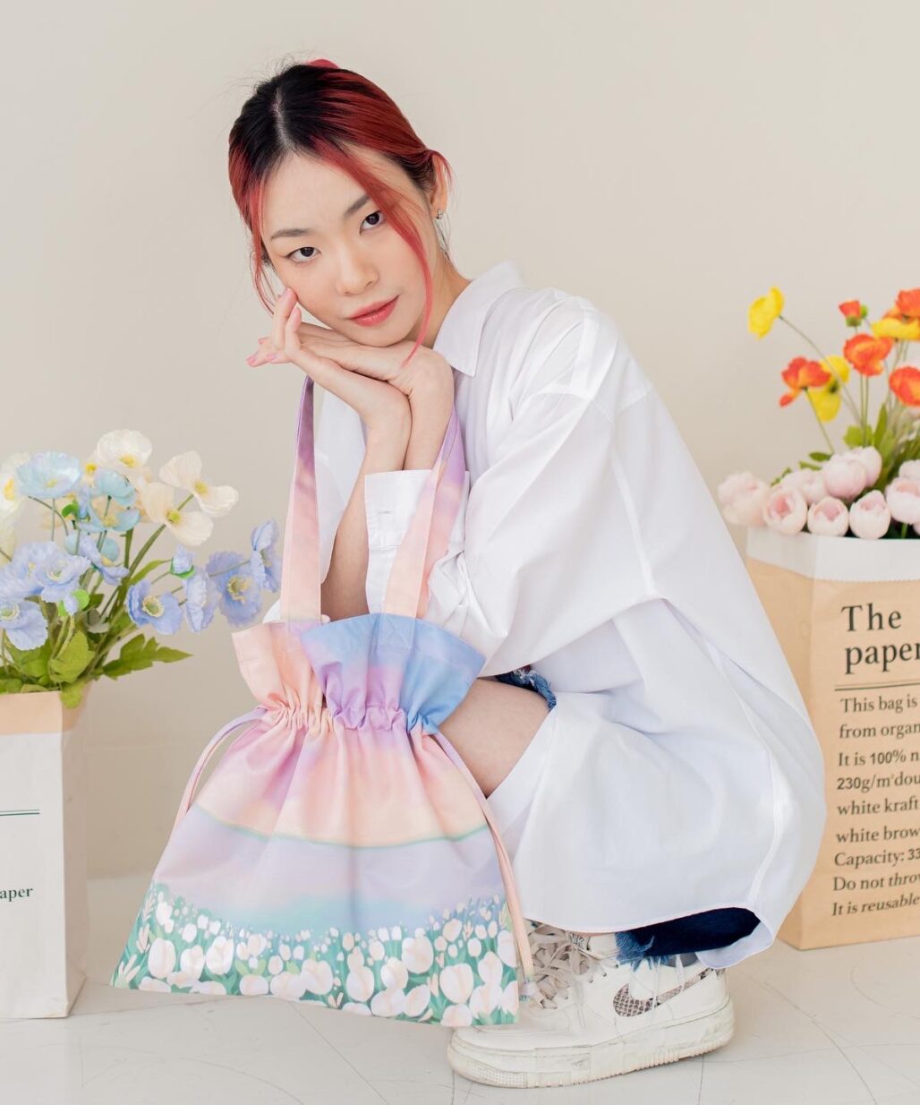 Wildflower Bucket Bag