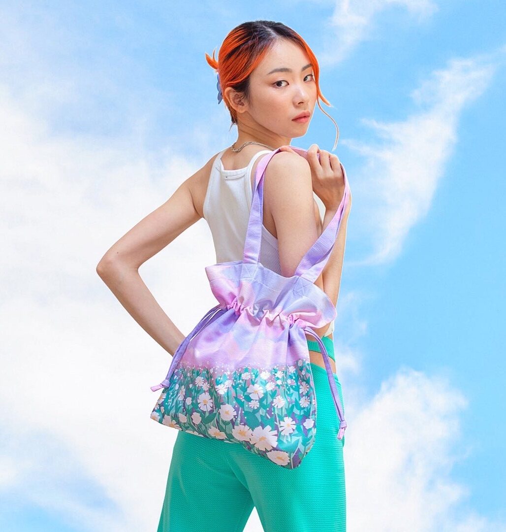 Lunar Garden Bucket Bag