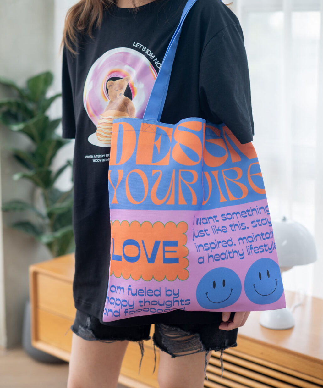 Design Blue Tote